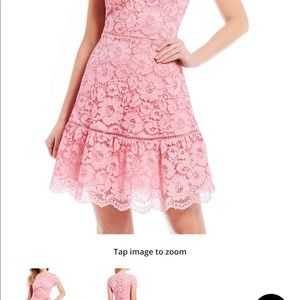Michael Kors pink lace dress size 4